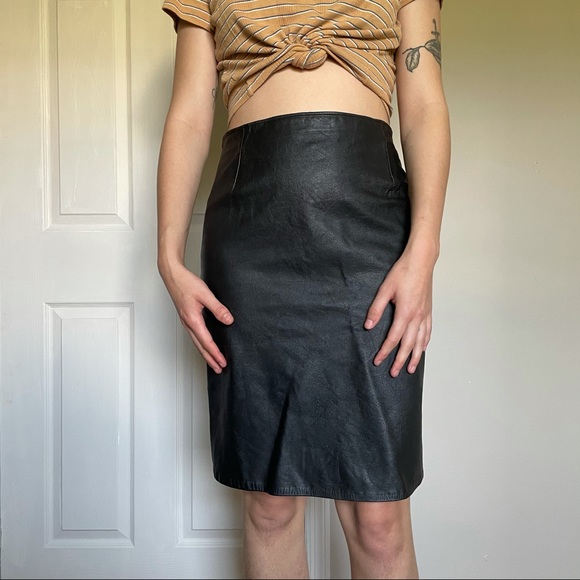Vintage Firenze 🔥 Leather skirt - Picture 5 of 5